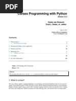 Python-Howto Curses