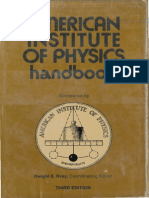 American Institute of Physics Handbook