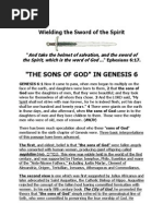 The Sons Of God Nephilim Book Of Enoch