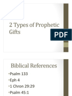 2 Types of Prophetic Gifts