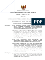 Keputusan Menteri Sosial RI No.15A-HUK-2010 Tahun 2010 Tetang Panduan Umum Program Kesejahteraan Sosial Anak