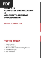 Computer Organization and Assembly Language