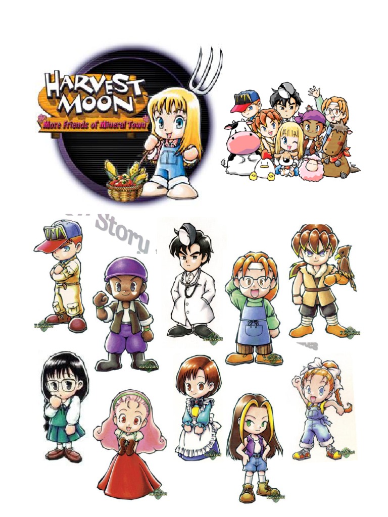 Harvest Moon Walkthrough PDF | PDF | Sheep | Milk, image size:768x1024
