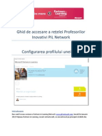 4. Ghid de accesare a rețelei Profesorilor Inovativi PiL Network