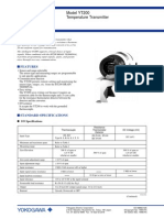 General Specifications: Model YT200 Temperature Transmitter