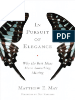 In Pursuit of Elegance, by Matthew E. May - Excerpt