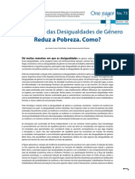 Desigualdade Genero e Pobreza