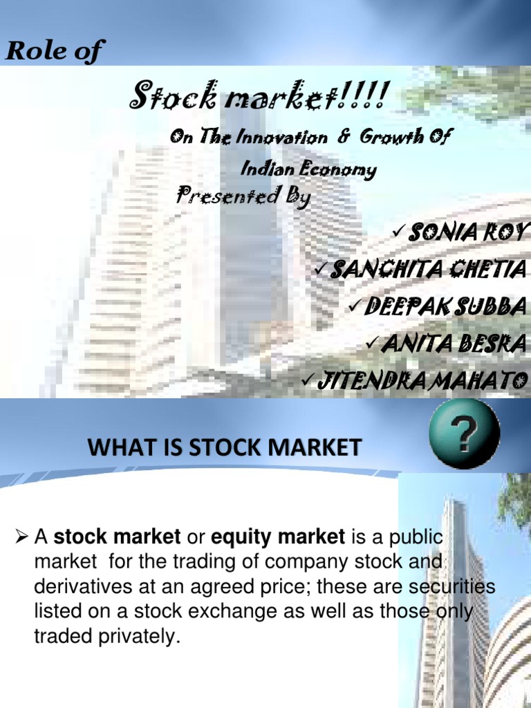 Stock Market Basics PDF Stock Market Stocks