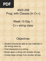 4002-208 Prog. With Classes (In C++)