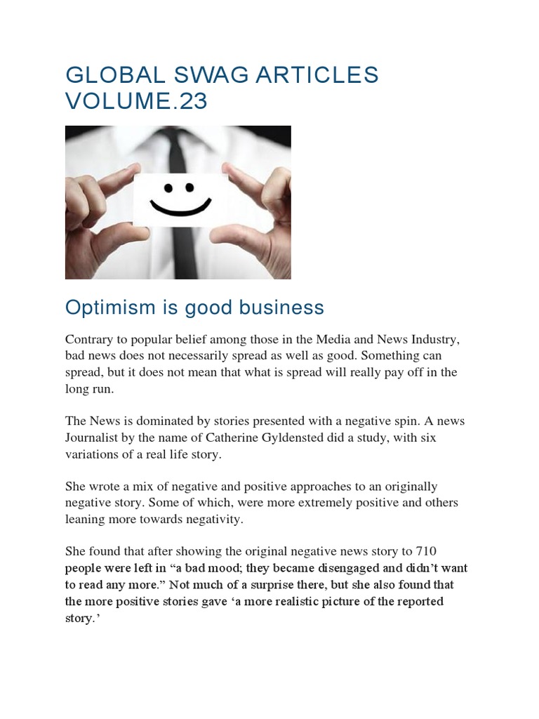 Global Swag Articles Vol 23 | PDF