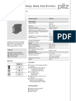 Emergency Stop Relays, Safety Gate Monitors: Pnoz X1