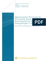 Fisher - Opportunities Provision For Preventing Youth Gang Involvement For Children and Young People (7-16) - CSR