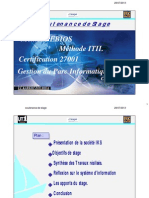 Etude Conception Et Réalisation D'un Parc Informatique, Méthodes EBIOS Et ITIL