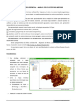 Tutorial Autocorrelação Espacial Mapas de Cluster ArcGIS