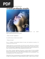 a mais profunda oração