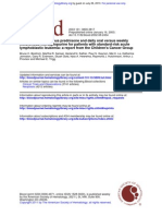 Dexamethasone versus prednisone and daily oral versus weekly intravenous
mercaptopurine for patients with standard-risk acute lymphoblastic leukemia:
a report from the Children’s Cancer Group