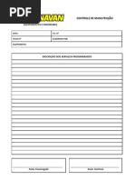 Controle de Manutenção