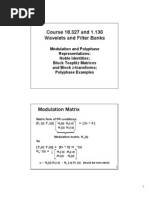 Course 18.327 and 1.130 Wavelets and Filter Banks