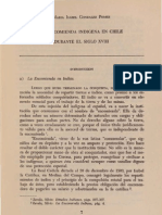 La Encomienda Indígena en Chile, María Isabel González, PUC