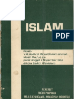 ISLAM (Pidato Di Sialkot) - Hadhrat Mirza Ghulam Ahmad As