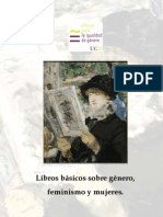 Libros básicos sobre género, feminismo y mujeres