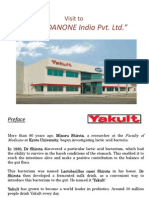 "Yakult DANONE India Pvt. LTD.": Visit To