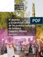 DERECHO A LA IDENTIDAD CULTURAL DE LOS PUEBLOS INDIGENAS DE AMERICA - CANADA Y MEXICO, EL - Marco Odello PDF