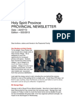 Provincial Newsletter- Ed 033 29 July 2013