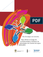 Plan estratégico Colombia control lepra 2010-2015