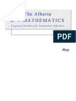 math program of studies