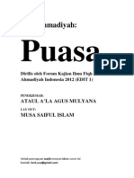 PUASA Fiqih Ahmadiyah