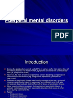 Puerpera L Mental Disorders