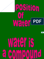 Position of Water
