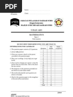 Download Soalan Daerah Subis Matematik-K2 by chongxueying SN156666846 doc pdf