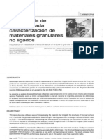 Importancia de uma adequada caracterizaçao de materiais granulares