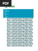 AWCC Internet Packages Overview | PDF | Information Technology | Mobile ...