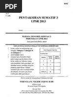 Bahasa Inggeris Kertas 2 - Terengganu