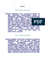 Political Law Review Constitutional Law Veterans Faederation Party Vs Comelec