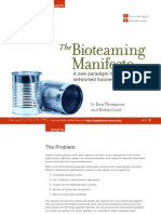 Bioteaming Manifesto: A New Paradigm For Virtual, Networked Business Teams