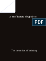 A Brief History of Typefaces