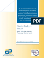 Study of Budget Making Process at District Level - District Budget Punjab.pdf