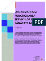 Ghid_organizarea Si Functionarea_Serviciilor Comunitare de Sanatate Mintala