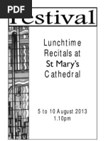 Download St Marys Cathedral Festival Lunchtime Recitals Week 2 by St Marys Cathedral SN156708737 doc pdf