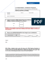 Casuals Contribution Change Form