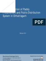 Computerisation of Paddy Procurement and Public Distribution in Chhattisgarh Improves Transparency (35 characters