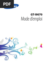 Download Samsung I9070 Galaxy S Advance Mode dEmploi by Tinarison Joseph SN156712051 doc pdf