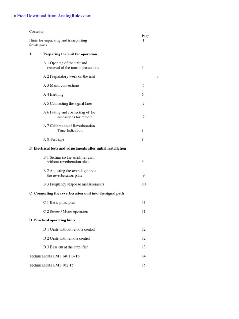 EMT 140 With Schematics (A) | PDF | Home & Garden | Science & Mathematics