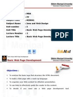 JWD_Unit 2_Basic Web Page Development_PPT