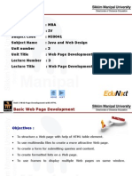 JWD_Unit 3_Web Page Development With HTML_PPT