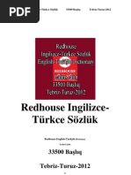 0551 Redhouse Ingilizce Turkce Sozluk Redhouse English Turkish Dictionary (Latin Latin) (33500 Bashliq) (Tebriz Turuz 2012)